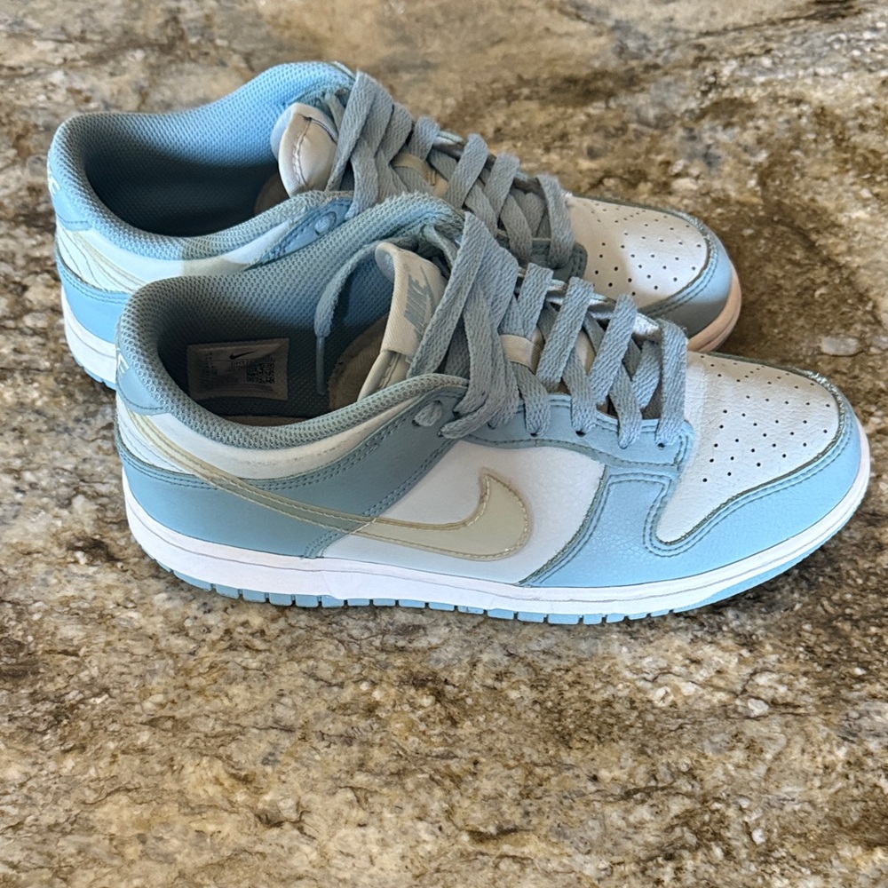 Nike Sky Blue and White Athletic Shoes